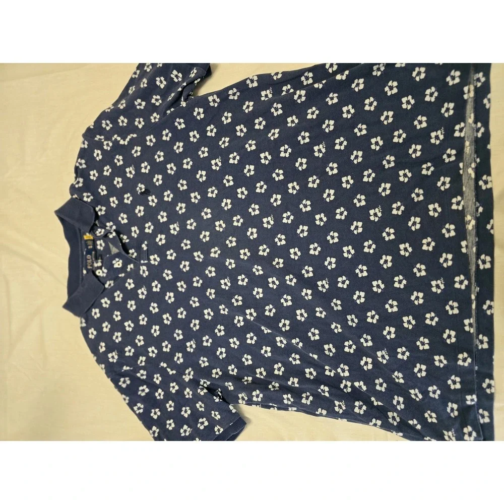 Polo Ralph Lauren Polo Shirt Mens XL Classic Fit‎ Hibiscus Floral Print